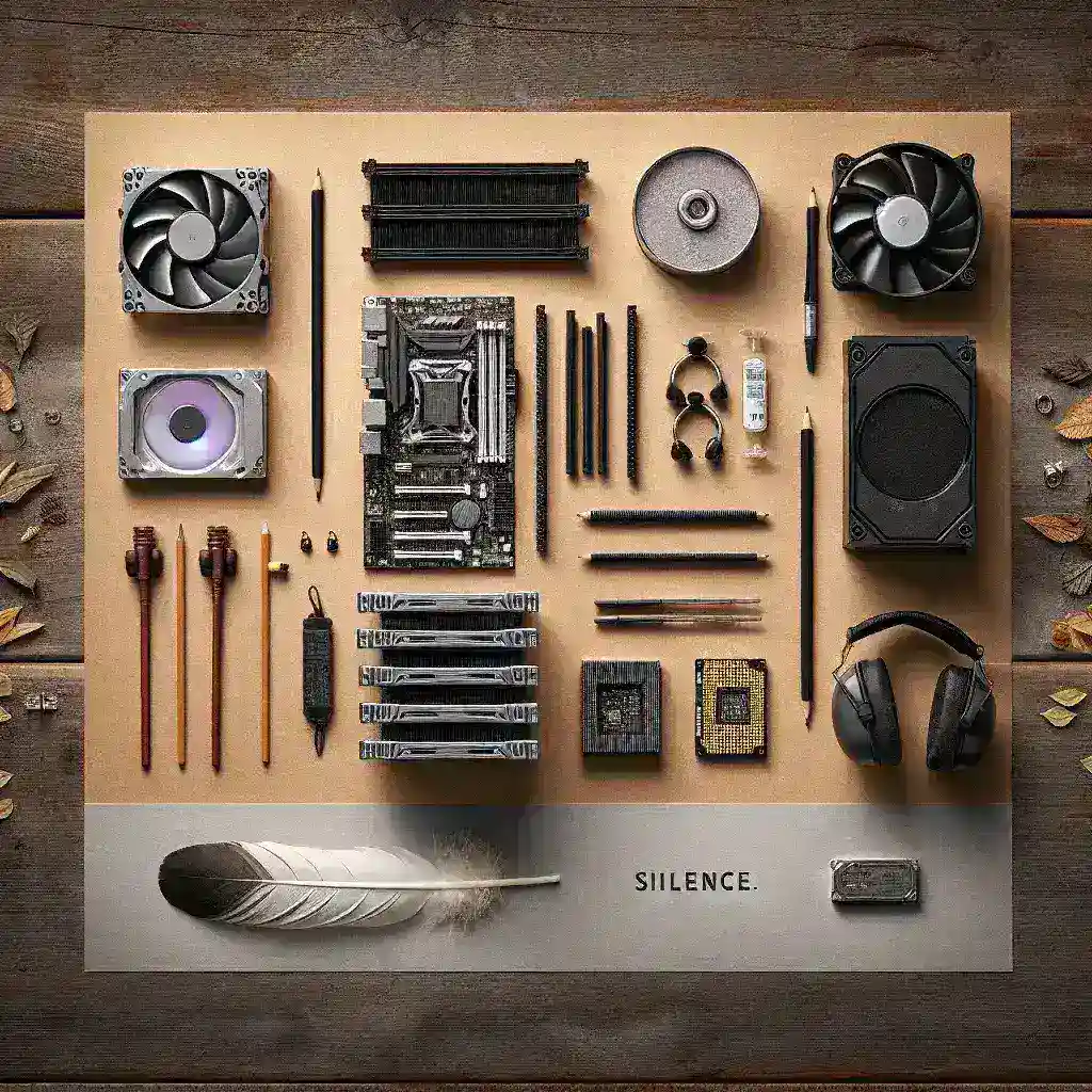 How do I choose the right components for a silent PC build?