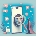 "Person using a smartphone to anonymously view Instagram Stories, illustrating privacy features and tips from 'Instagram Story Viewer: The Complete Guide to Anonymous Story Viewing and Privacy.'"