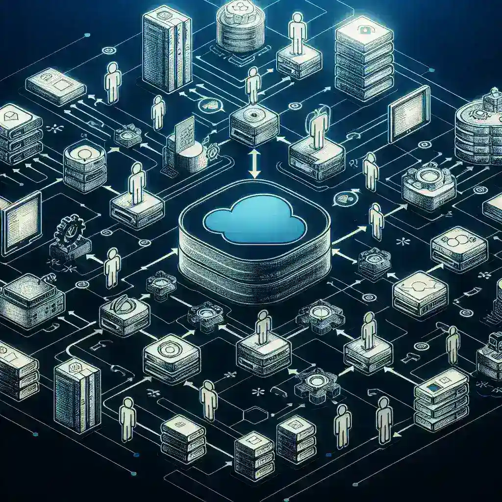 "Cloud-native middleware integration engine showcasing seamless connectivity and efficient data integration for modern enterprise application architecture."