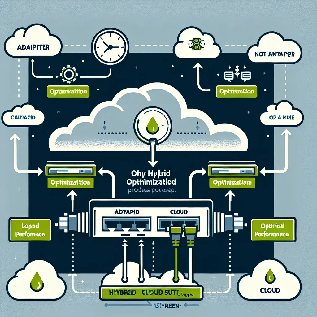 How do you optimize a network adapter for hybrid cloud setups?