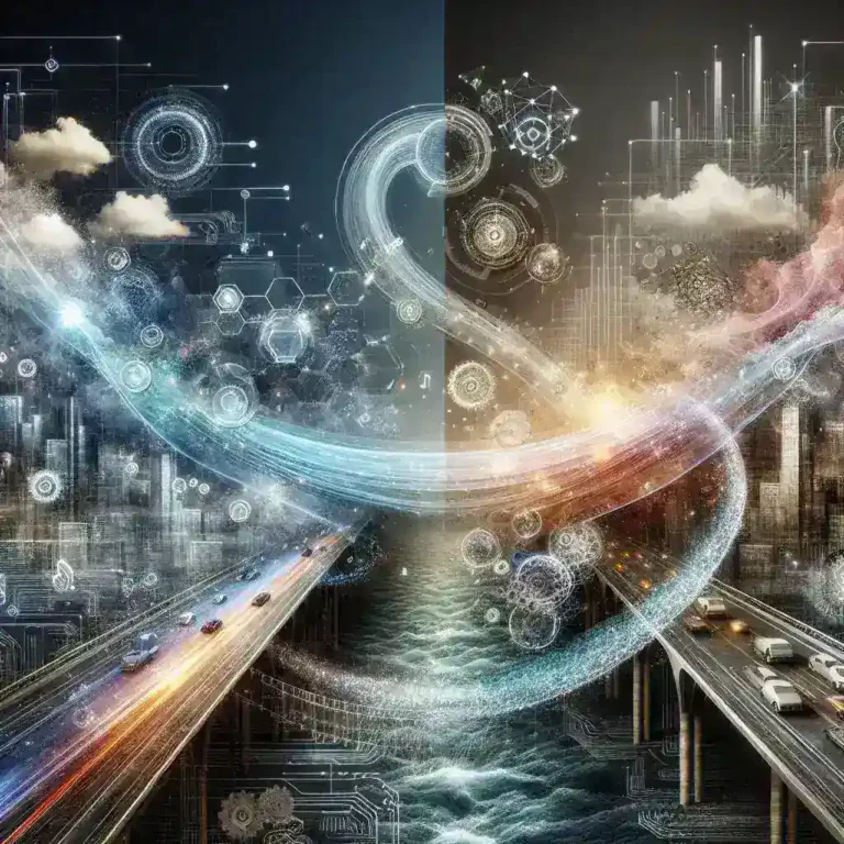 "Enterprise IoT integration middleware connecting diverse smart devices with business systems for improved data flow and operational efficiency"