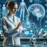 "AI-driven neural prosthetic interface enabling direct control of robotic limbs for enhanced mobility and independence in individuals with disabilities."